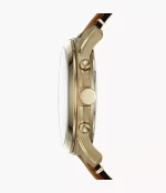 FOSSIL GRANT SPORT CRONOGRAPH LUGGAGE LEATHER - Image 2