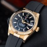 ROLEX SKY DWELLER OYSTERFLEX (GOLD BLACK) - Image 2