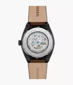 FOSSIL EVERETT AUTOMATIC DARK BROWN LEATHER - Image 5