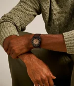 FOSSIL EVERETT AUTOMATIC DARK BROWN LEATHER - Image 6