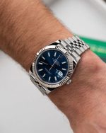 ROLEX DATE JUST (SILVER BLUE) – VIRAT KOHLI - Image 5