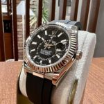 ROLEX SKY DWELLER OYSTERFLEX (SILVER BLACK) - Image 4
