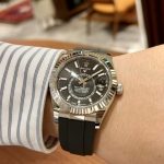ROLEX SKY DWELLER OYSTERFLEX (SILVER BLACK) - Image 6