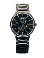 RADO TRUE ROUND AUTOMATIC OPEN HEART – FULL BLACK