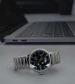RADO TRUE ROUND AUTOMATIC OPEN HEART – SILVER BLACK - Image 3
