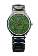 RADO TRUE ROUND AUTOMATIC OPEN HEART – BLACK GREEN