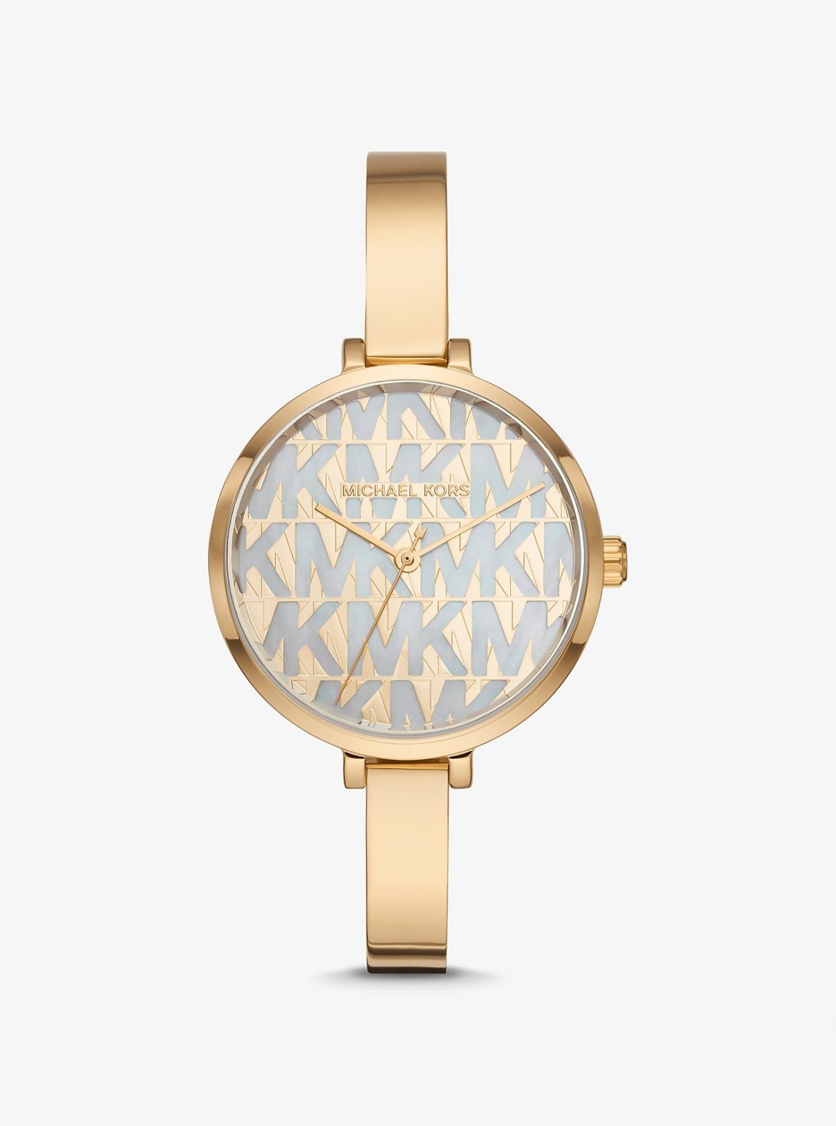 MICHAEL KORS NAIA GOLD-TONE LOGO WATCH - Image 1