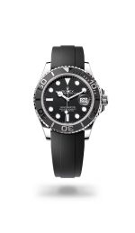 ROLEX YACHT MASTER OYSTER FLEX (BLACK SILVER) - Image 3