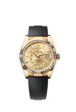 ROLEX SKY DWELLER OYSTERFLEX (GOLD)